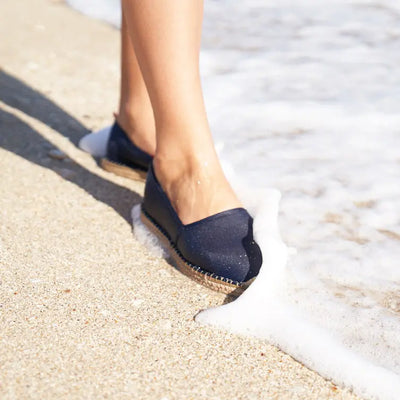 DARK NAVY - WOMENS BEACHCOMBER ESPADRILLE Sea Star Beachwear