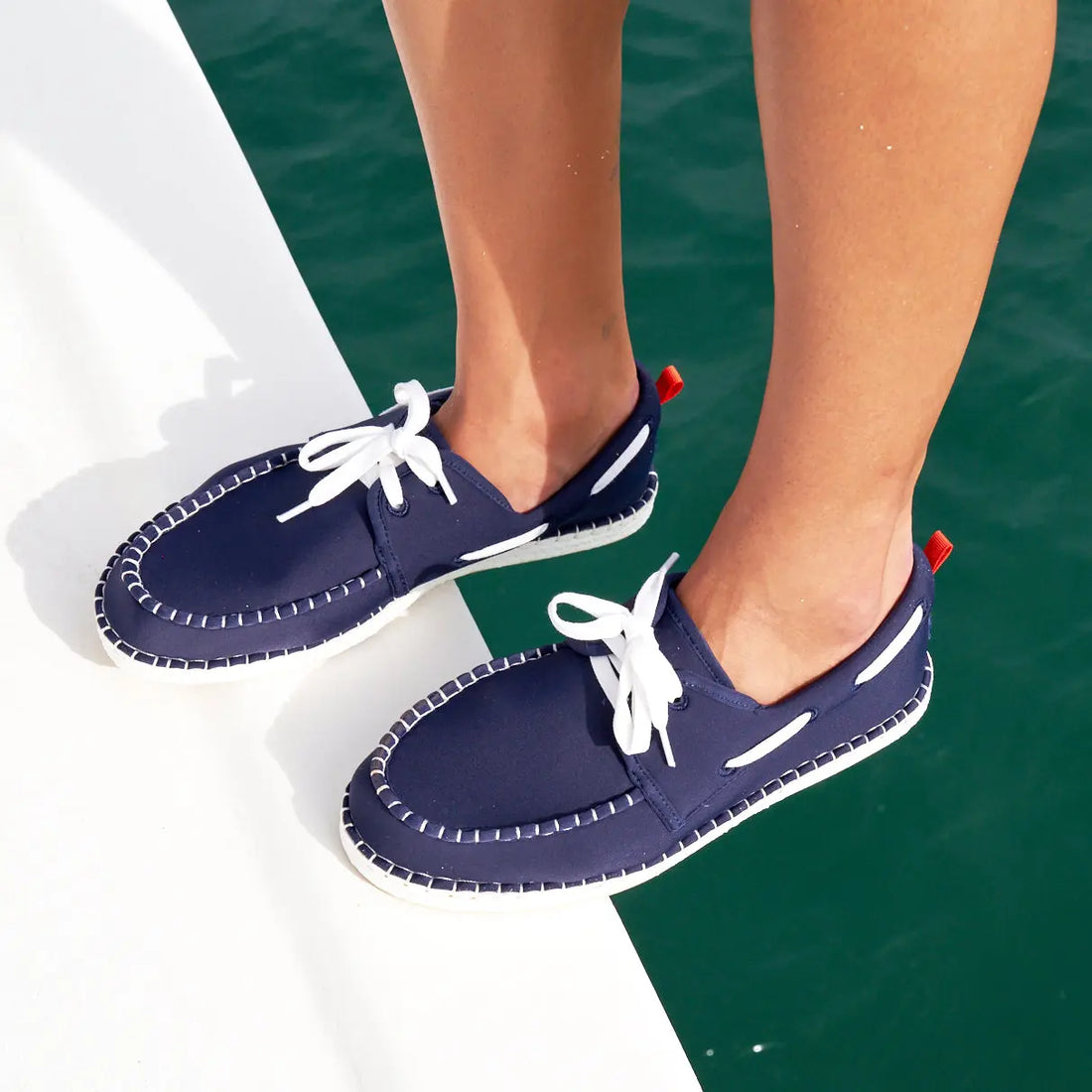 DARK NAVY - WOMENS RIVIERA BOAT SHOE Sea Star Beachwear