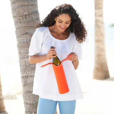 SEA STAR ORANGE - WINE TOTE Sea Star Beachwear