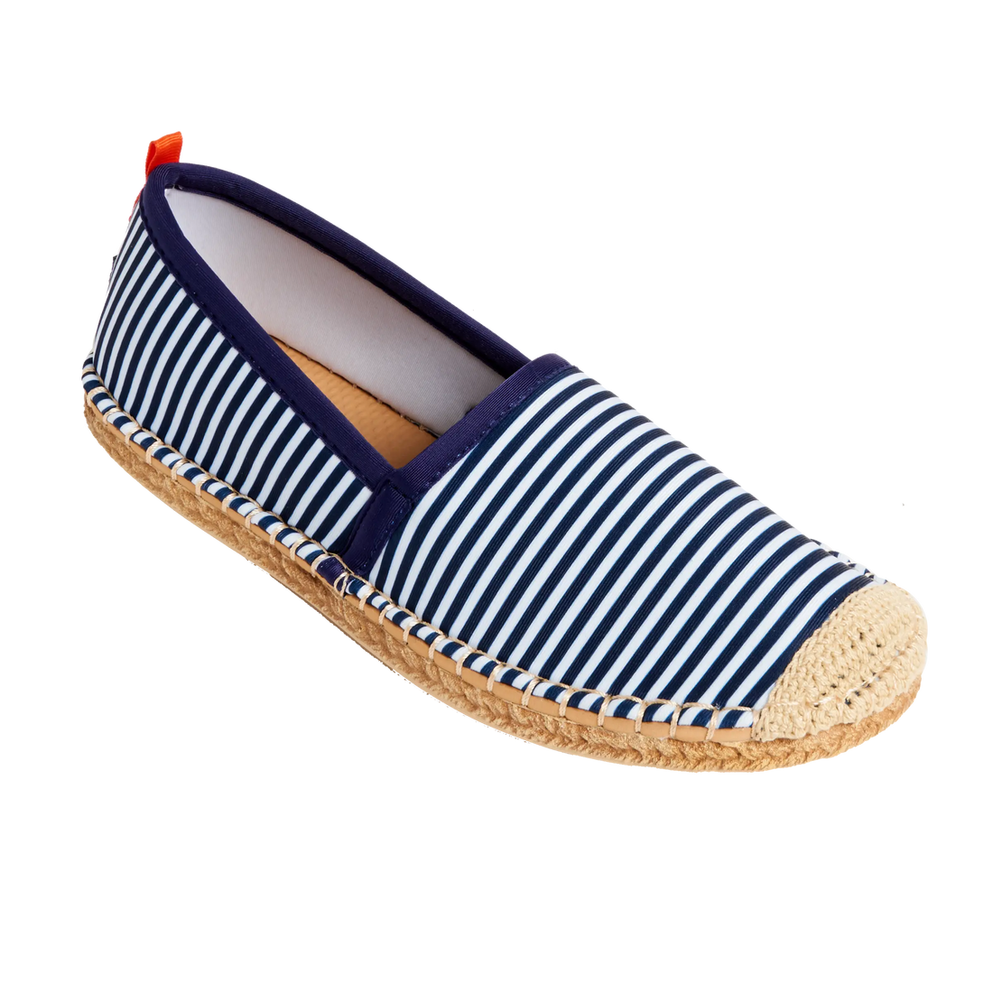 NAVY/WHITE MICROSTRIPE - WOMENS BEACHCOMBER ESPADRILLE Sea Star Beachwear