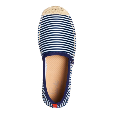 NAVY/WHITE MICROSTRIPE - WOMENS BEACHCOMBER ESPADRILLE Sea Star Beachwear