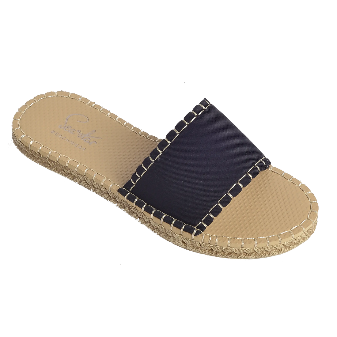 BLACK - WOMENS CABANA SLIDE Sea Star Beachwear