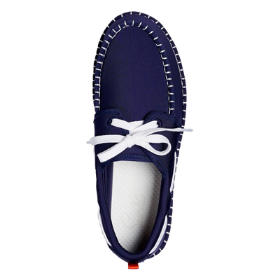 DARK NAVY - WOMENS RIVIERA BOAT SHOE Sea Star Beachwear